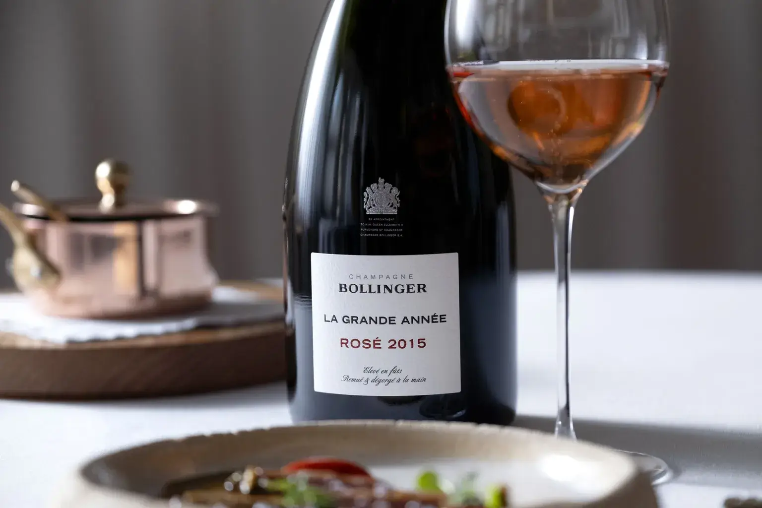 La Grande Année Rosé 2015とグラス